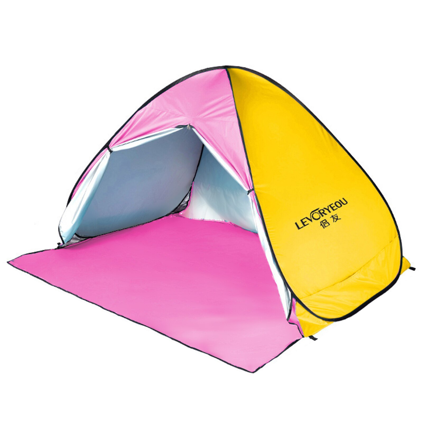 Cheap Goat Tents Outdoor Camping Tent Pop up Fun Play Tent Automatic Instant Tent UV Protection Tent Sun Shade Awning for Camping Beach Backyard   